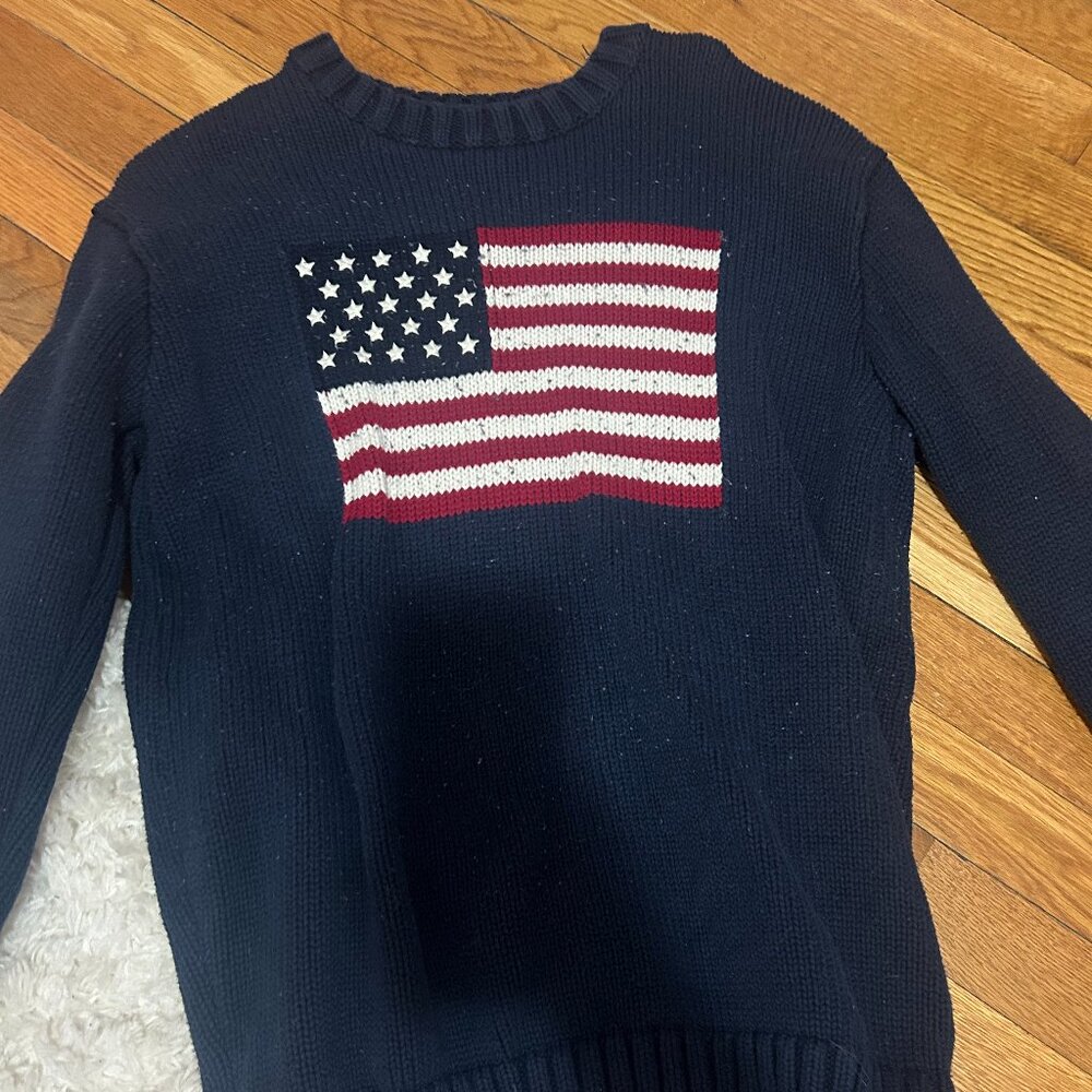Brandy Melville American Flag Sweater